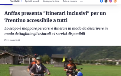 TGR Rai Trentino: in TV il progetto per mappare , l’accessibilità dei territori