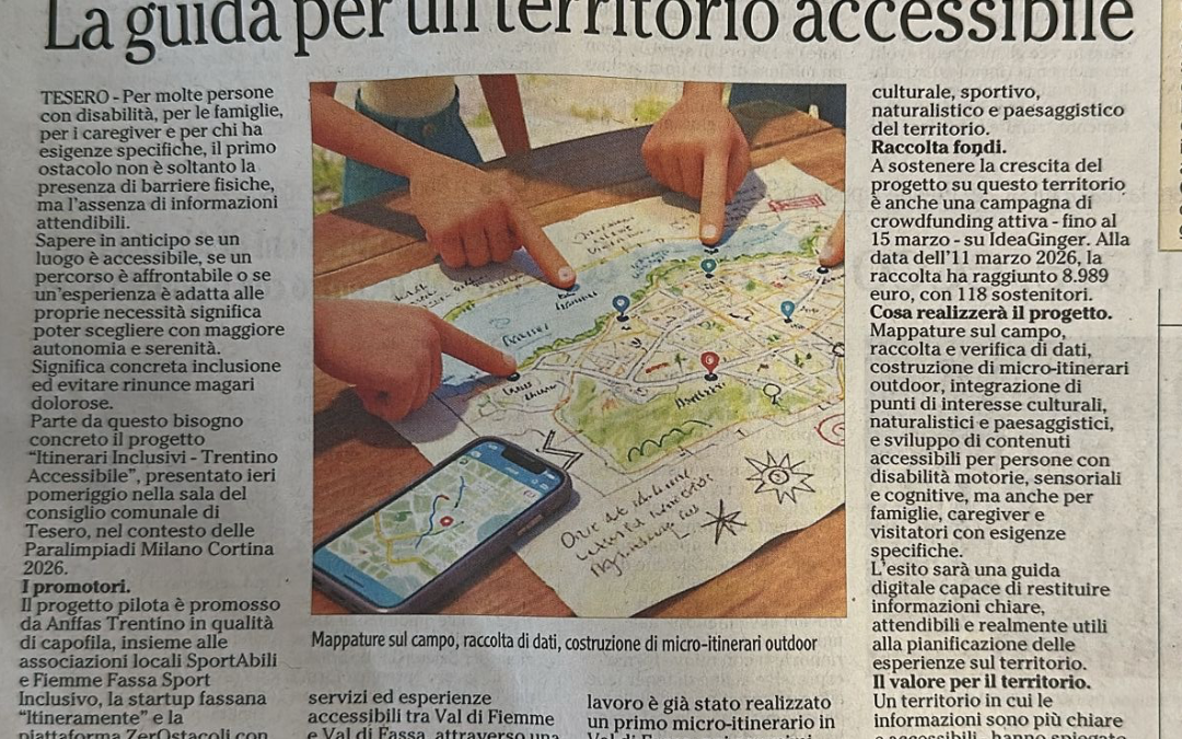 L’Adige racconta la nascita di una guida per un territorio accessibile